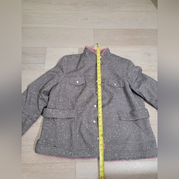 Women's Pink and Brown Jacket - Picture 6 of 11